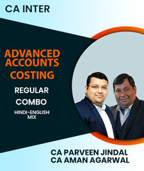CA Inter Advanced Accounts and Costing Regular Combo By CA Parveen Jindal and CA Aman Agarwal - Zeroinfy