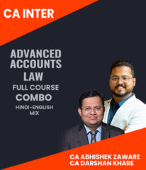 CA Inter Advanced Accounts and Law Full Course Combo By CA Abhishek Zaware and CA Darshan Khare - Zeroinfy