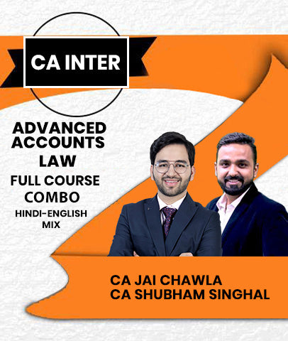CA Inter Advanced Accounts and Law Full Course Combo By CA Jai Chawla and CA Shubham Singhal
