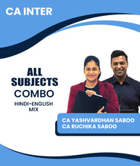 CA Inter All Subjects Combo By CA Yashvardhan Saboo and CA Ruchika Saboo - Zeroinfy