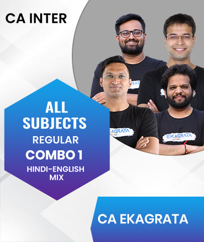 CA Inter All Subjects Regular Combo 1 By CA Ekagrata - Zeroinfy