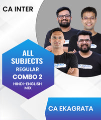 CA Inter All Subjects Regular Combo 2 By CA Ekagrata - Zeroinfy