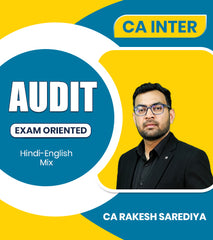 CA Inter Audit Exam Oriented Batch By CA Rakesh Sarediya