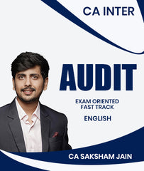 CA Inter Audit Exam Oriented Fast Track In English By CA Saksham Jain