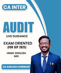 CA Inter Audit Live Guidance Exam Oriented Batch (For Sep 2025) By CA Ankush Chirimar
 - Zeroinfy
