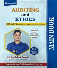 CA Inter Audit Main Book By CA Abhishek Bansal