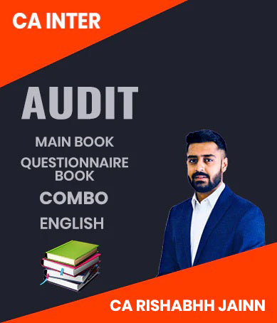 CA Inter Audit Main Book and Questionnaire Book Combo By CA Rishabhh Jainn