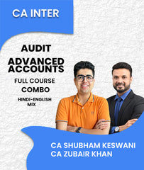 CA Inter Audit and Advanced Accounts Full Course Combo By CA Shubham Keswani and CA Zubair Khan - Zeroinfy