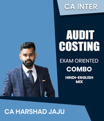 CA Inter Audit and Costing Exam Oriented Combo By CA Harshad Jaju