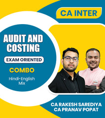 CA Inter Audit and Costing Exam Oriented Combo By CA Rakesh Sarediya and CA Pranav Popat