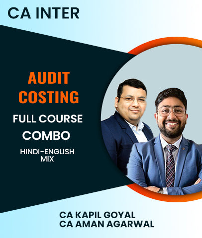 CA Inter Audit and Costing Full Course Combo By CA Kapil Goyal and CA Aman Agarwal - Zeroinfy