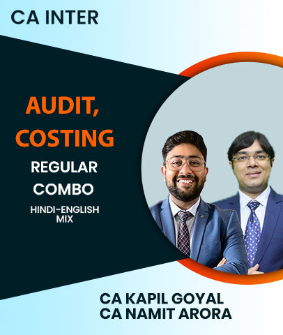 CA Inter Audit and Costing Regular Combo By CA Kapil Goyal and CA Namit Arora - Zeroinfy