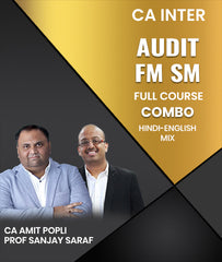 CA Inter Audit and FM Full Course Combo By CA Amit Popli and Prof Sanjay saraf
- Zeroinfy