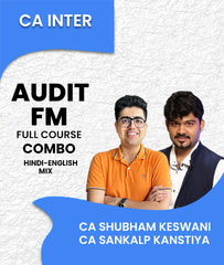 CA Inter Audit and FM Full Course Combo By CA Shubham Keswani and CA Sankalp Kanstiya - Zeroinfy