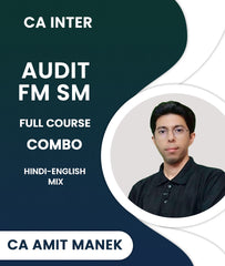 CA Inter Audit and FM SM Full Course Combo By CA Amit Manek - Zeroinfy