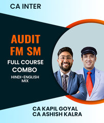 CA Inter Audit and FM SM Full Course Combo By CA Kapil Goyal and CA Ashish Kalra - Zeroinfy