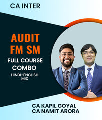 CA Inter Audit and FM SM Full Course Combo By CA Kapil Goyal and CA Namit Arora - Zeroinfy