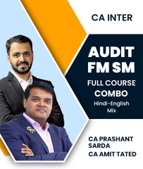 CA Inter Audit and FM SM Full Course Combo By CA Prashant Sarda and CA Amit Tated - Zeroinfy