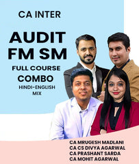 CA Inter Audit and FM SM Full Course Combo By MEPL Classes CA Mrugesh Madlani, CA Divya Agarwal, CA Prashant Sarda and CA Mohit Agarwal - Zeroinfy