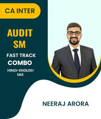 CA Inter Audit and SM Fast Track Combo By CA Neeraj Arora - Zeroinfy