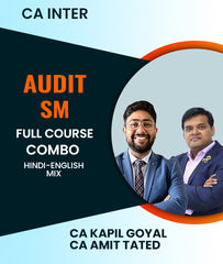 CA Inter Audit and SM Full Course Combo By CA Kapil Goyal and CA Amit Tated - Zeroinfy