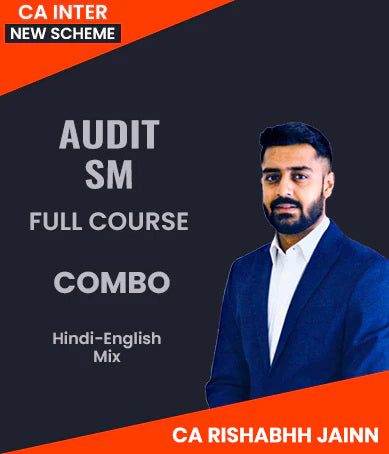 CA Inter Audit and SM Full Course Combo By CA Rishabhh Jainn