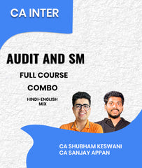 CA Inter Audit and SM Full Course Combo By CA Shubham Keswani and CA Sanjay Appan