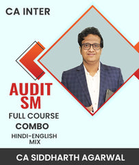 CA Inter Audit and SM Full Course Combo By CA Siddharth Agarwal - Zeroinfy