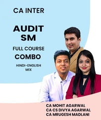 CA Inter Audit and SM Full Course Combo By MEPL Classes CA Mohit Agarwal, CA Divya Agarwal and CA Mrugesh Madlani - Zeroinfy