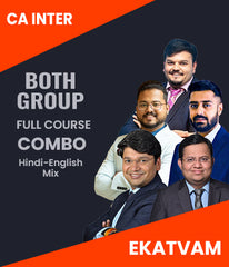 CA Inter Both Group Full Course Combo By Ekatvam - Zeroinfy
