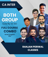 CA Inter Both Group Full Course Combo By Ranjan Periwal Classes (Law By SS Sir)