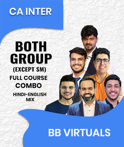 CA Inter Both Group Full Course Combo (Except SM) By BB Virtuals
