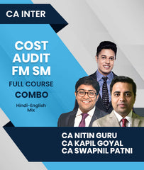 CA Inter Cost, Audit and FM SM Full Course Combo By CA Nitin Guru, CA Kapil Goyal and CA Swapnil Patni - Zeroinfy