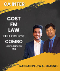 CA Inter Cost, FM and Law Full Course Combo By Ranjan Periwal Classes - Zeroinfy