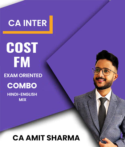 CA Inter Cost and FM Exam Oriented Combo By CA Amit Sharma - Zeroinfy