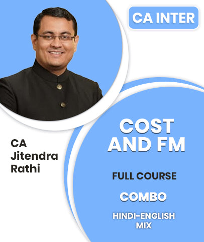 CA Inter Cost and FM Full Course Combo By CA Jitendra Rathi