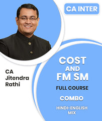 CA Inter Cost and FM SM Full Course Combo By CA Jitendra Rathi