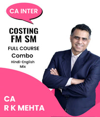 CA Inter Cost and FM SM Full Course Combo By CA R K Mehta - Zeroinfy