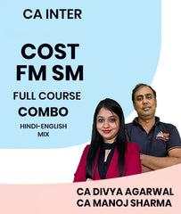 CA Inter Cost and FM SM Full Course Combo By MEPL Classes CA Divya Agarwal and CA Manoj Sharma