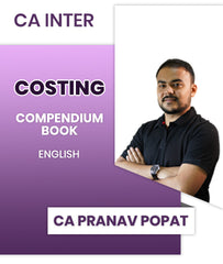CA Inter Costing Compendium Book By CA Pranav Popat