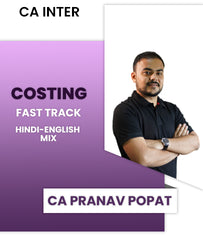 CA Inter Costing Fast Track By CA Pranav Popat - Zeroinfy