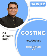 CA Inter Costing Full Course By CA Jitendra Rathi