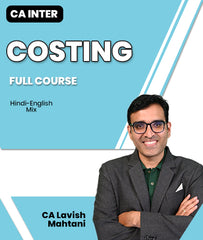CA Inter Costing Full Course Video Lectures By CA Lavish Mahtani