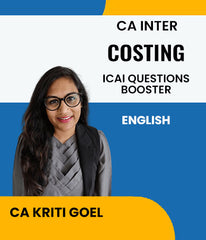 CA Inter Costing ICAI Questions Booster Pack In English By CA Kriti Goel - Zeroinfy