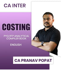 CA Inter Costing PYQ RTP Analytical Compiler Book By CA Pranav Popat