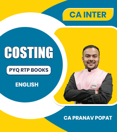 CA Inter Costing PYQ RTP Books By CA Pranav Popat