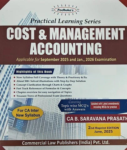 CA Inter Costing Practical Learning Series By CA B Saravana Prasath