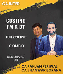 CA Inter Costing, FM and DT Full Course Combo By Zeroinfy - Zeroinfy