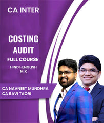 CA Inter Costing and Audit Full Course By Navneet Mundhra and Ravi Taori - Zeroinfy