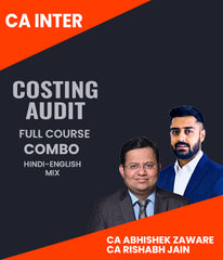 CA Inter Costing and Audit Full Course Combo By CA Abhishek Zaware and CA Rishabh Jain - Zeroinfy